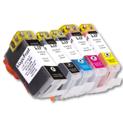 CLI5 Edible Ink Color Cartridge Set with chips